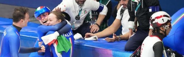 体育平台-齐梦瑶，意大利短道混合接力金牌背后的中国女人